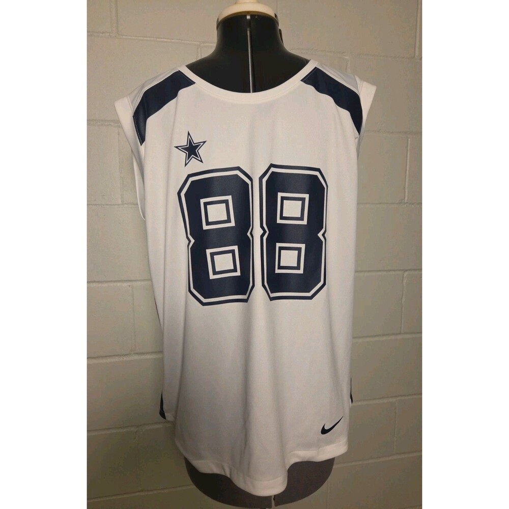 Nike NFL Dallas Cowboys Dez Bryant 88 Sleeveless Jersey Tank White Men's L 84626